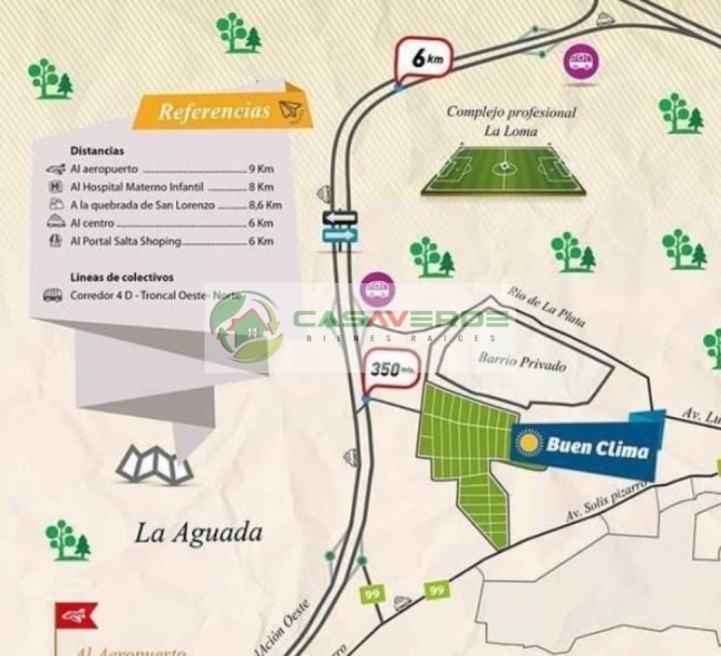 VENTA HERMOSO TERRENO EN BUEN CLIMA - ZONA DE SAN LORENZO CHICO